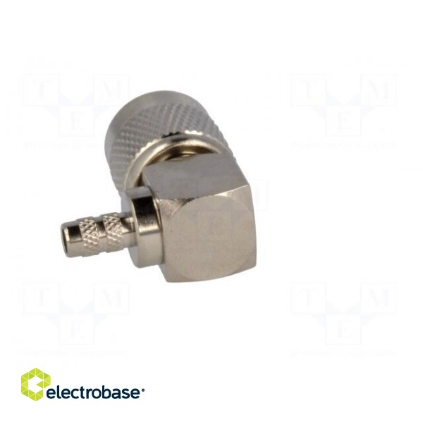 Plug | TNC | male | angled 90° | 50Ω | crimped | for cable | POM | Vswr: 1.35 image 5