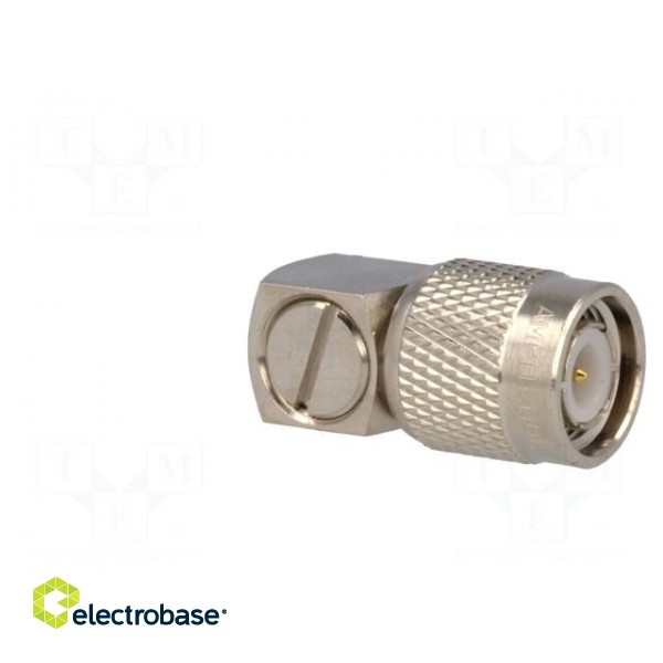 Plug | TNC | male | angled 90° | 50Ω | crimped | for cable | delrin (POM) image 8