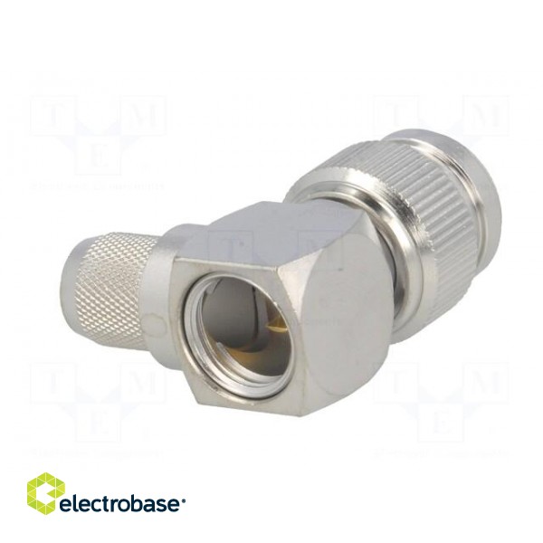 Plug | TNC | male | angled 90° | 50Ω | H1000,RG213 | soldering,crimped image 6