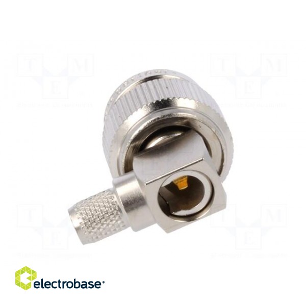 Plug | TNC | male | angled 90° | 50Ω | soldering,crimped | for cable image 5