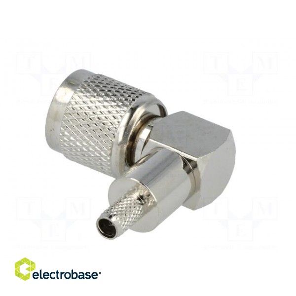 Plug | TNC | male | angled 90° | RG58 | crimped | for cable image 4