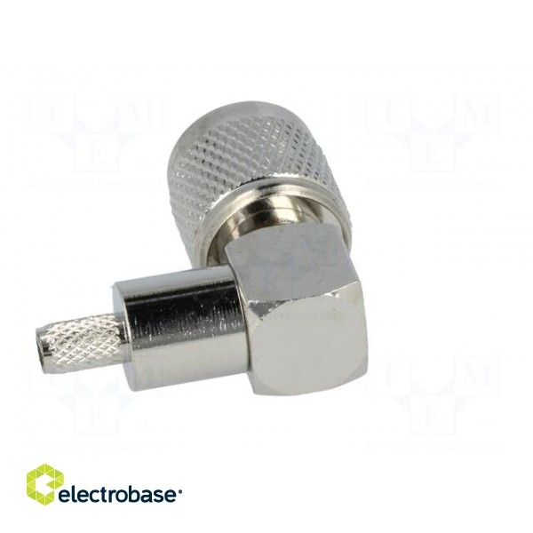 Plug | TNC | male | angled 90° | RG58 | crimped | for cable image 5