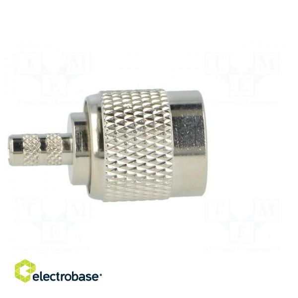 Plug | TNC | male | straight | 50Ω | crimped | for cable | delrin (POM) image 7