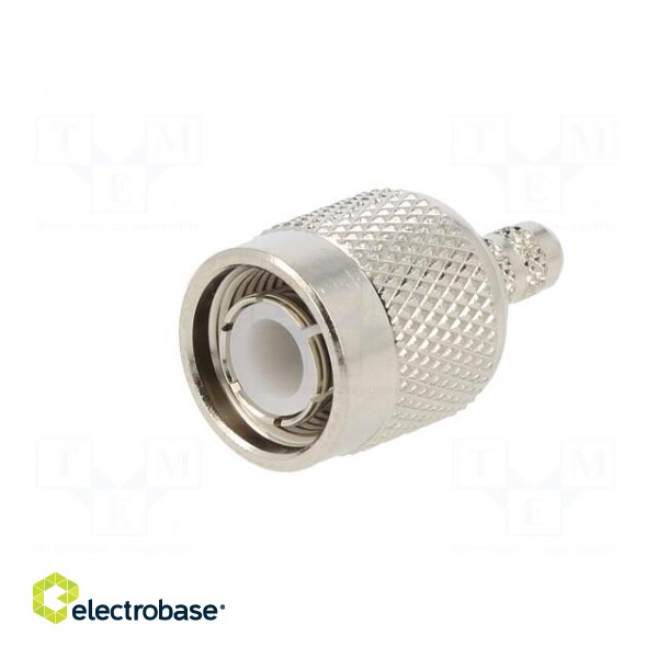 Plug | TNC | male | straight | 50Ω | crimped | for cable | PTFE | -40÷85°C image 3