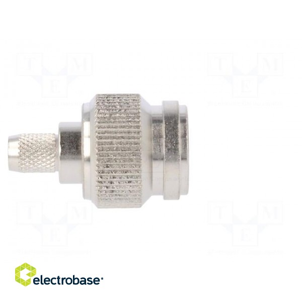 Plug | TNC | male | straight | 50Ω | crimped | for cable | teflon image 7