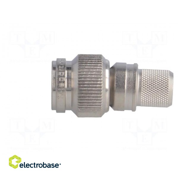Plug | TNC | male | straight | 50Ω | RG214 | crimped | for cable | teflon image 3