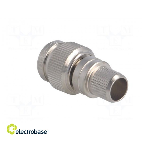 Plug | TNC | male | straight | 50Ω | RG214 | crimped | for cable | teflon image 4