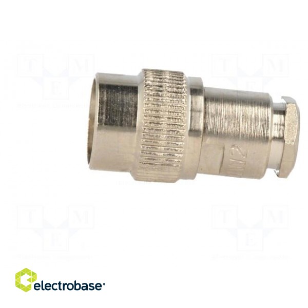 Plug | TNC | male | straight | 50Ω | RG58 | clamp | for cable | PTFE image 3