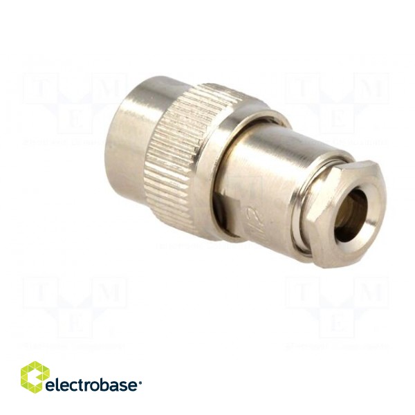 Plug | TNC | male | straight | 50Ω | RG58 | clamp | for cable | PTFE image 4