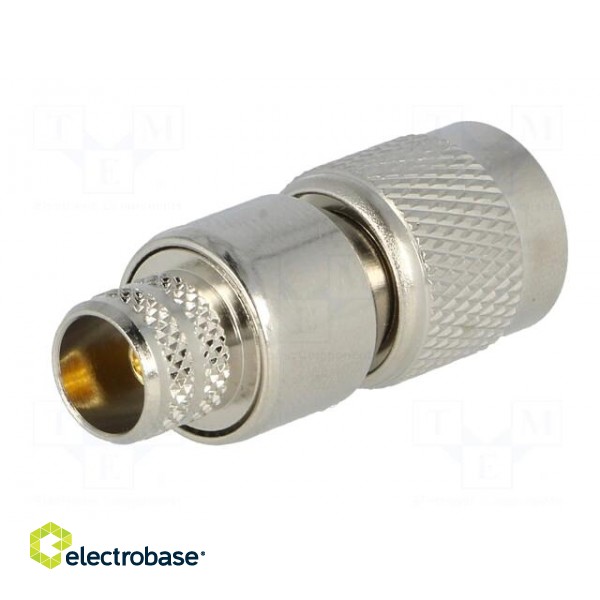Plug | TNC | male | straight | 50Ω | soldering,crimped | for cable image 7