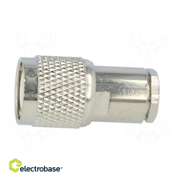 Plug | TNC | male | straight | RG58 | screw terminal | for cable image 3