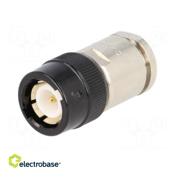 Connector: C | plug | male | silver plated | Insulation: teflon | 50Ω image 2