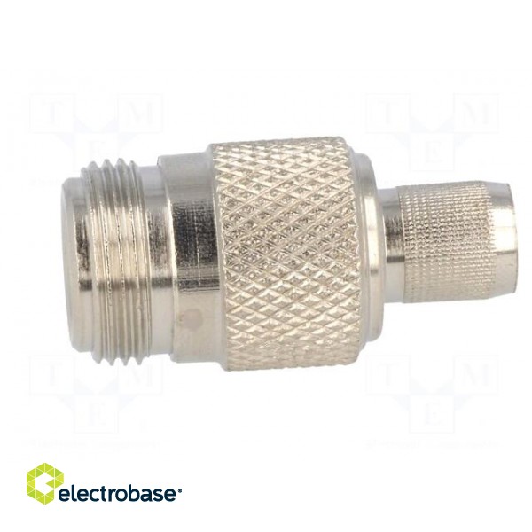 Plug | N | female | straight | 50Ω | CNT400 | crimped | for cable | PTFE image 3