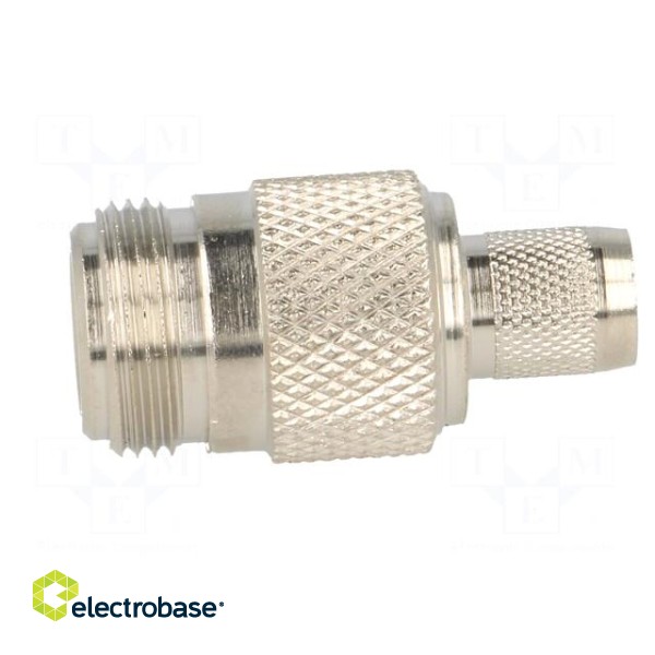 Plug | N | female | straight | 50Ω | H1000 | crimped | for cable | PTFE image 3