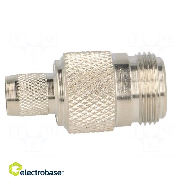 Plug | N | female | straight | 50Ω | H1000 | crimped | for cable | PTFE image 7