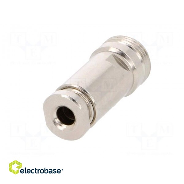 Plug | N | female | straight | 50Ω | RG58 | clamp | for cable | teflon image 6