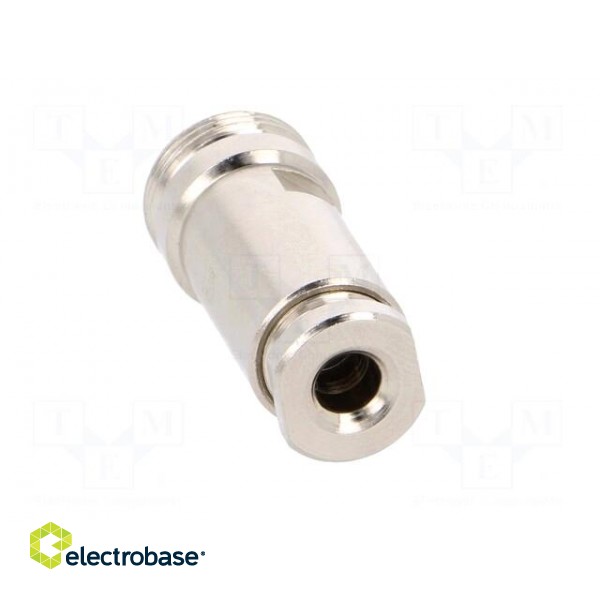 Plug | N | female | straight | 50Ω | RG58 | clamp | for cable | teflon image 5
