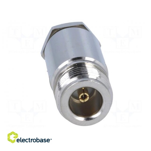 Plug | N | female | straight | H1000 | soldering,clamp | for cable | PTFE image 9