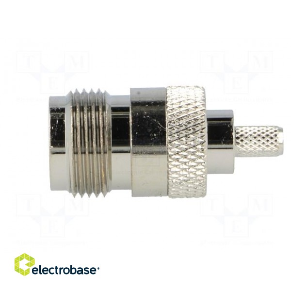 Plug | N | female | straight | RG58 | IDC,crimped | for cable image 3