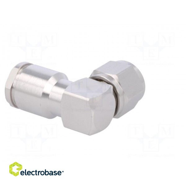Plug | N | male | angled 90° | 50Ω | CNT-300 | clamp | for cable фото 6