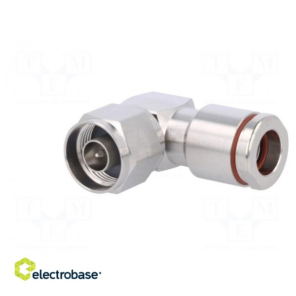 Plug | N | male | angled 90° | 50Ω | CNT-300 | clamp | for cable фото 2