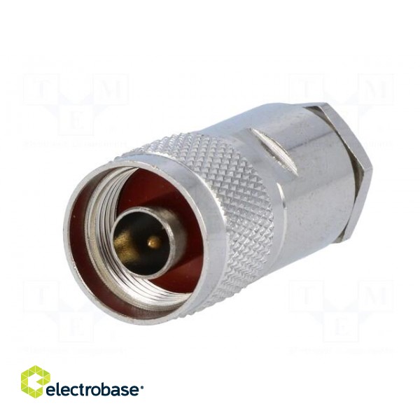 Plug | N | male | straight | RG213 | 11mm | soldering,clamp | for cable image 2