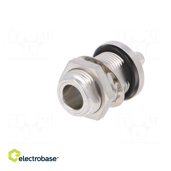 Connector: N | socket | female | straight | crimped | PTFE image 2