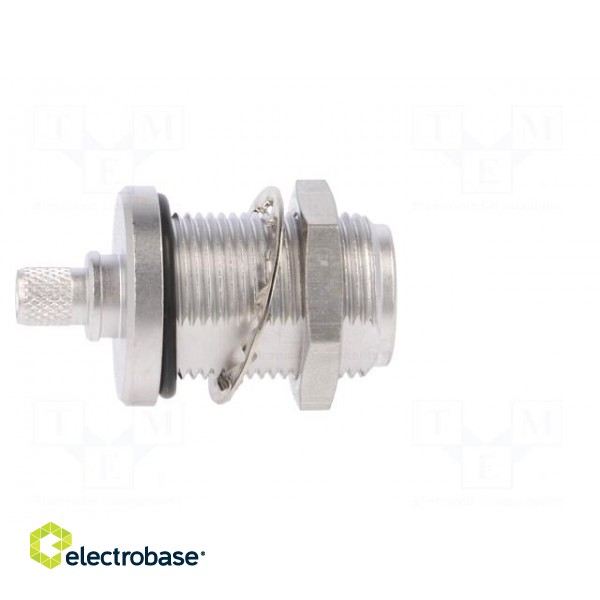 Connector: N | socket | female | straight | crimped | PTFE image 7