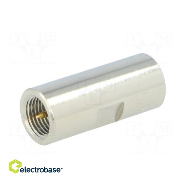 Coupler | FME male,both sides | straight | 50Ω | Insulation: POM image 6
