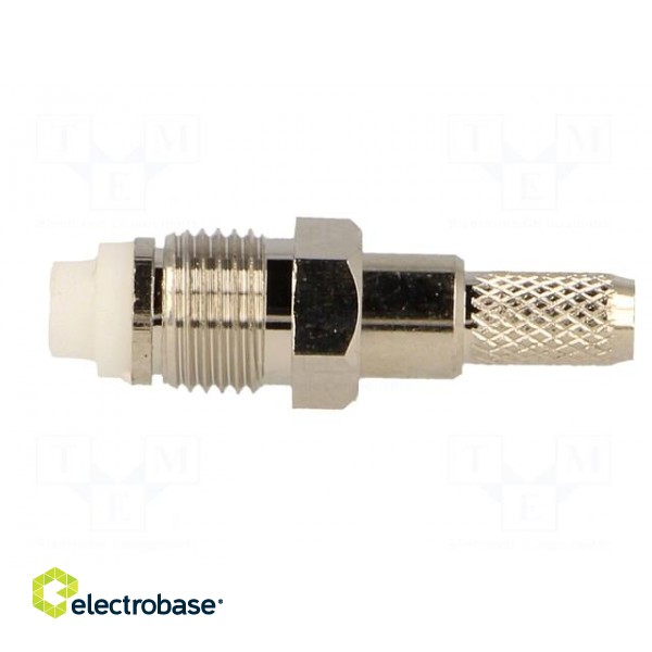 Plug | FME | female | straight | RG58 | crimped | for cable image 3