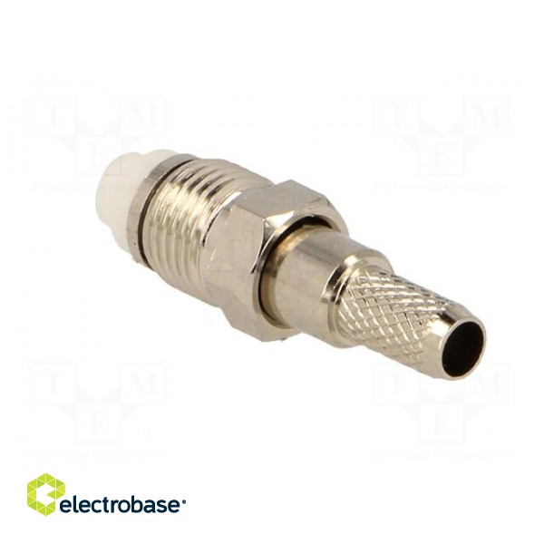 Plug | FME | female | straight | RG58 | crimped | for cable фото 4