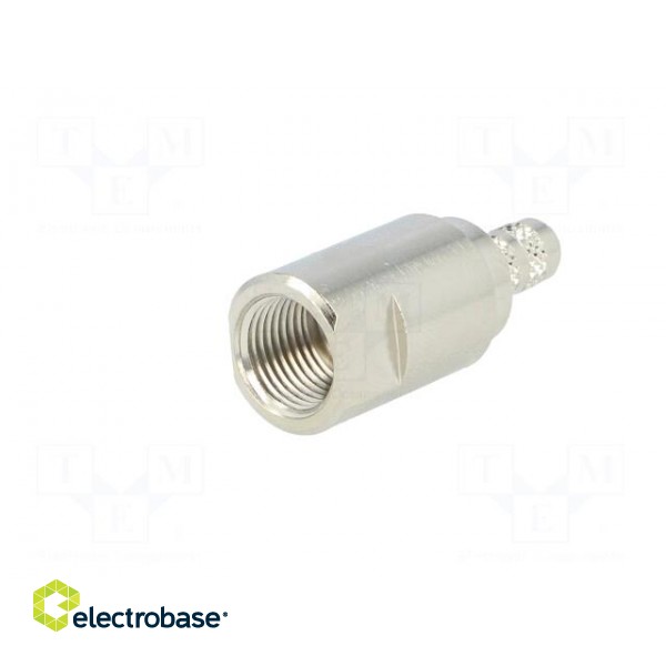 Plug | FME | male | straight | crimped | for cable | 50Ω | Insulation: PTFE image 2