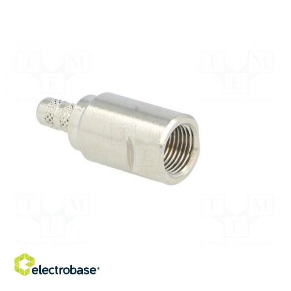 Plug | FME | male | straight | crimped | for cable | 50Ω | Insulation: PTFE image 8