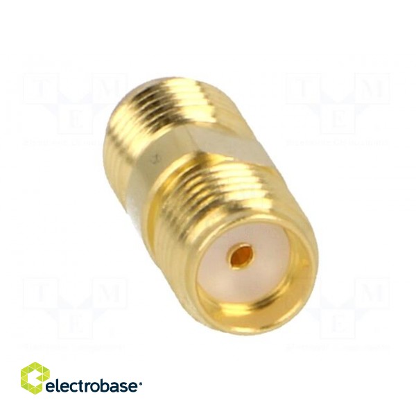 Coupler | SMA female,both sides | straight | 50Ω | PTFE | gold-plated image 5
