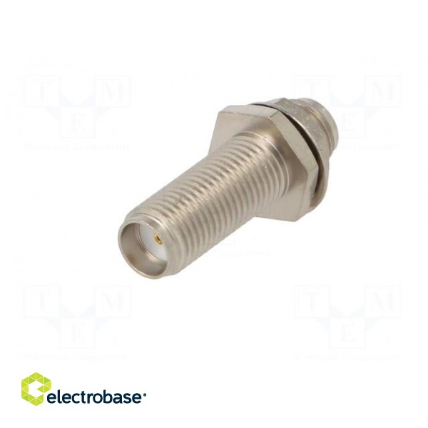 Coupler | SMA female,both sides | straight | 50Ω | PTFE | gold-plated фото 3