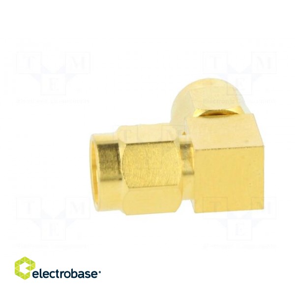 Coupler | SMA male,both sides | angled 90° | 50Ω | PTFE | gold-plated image 6