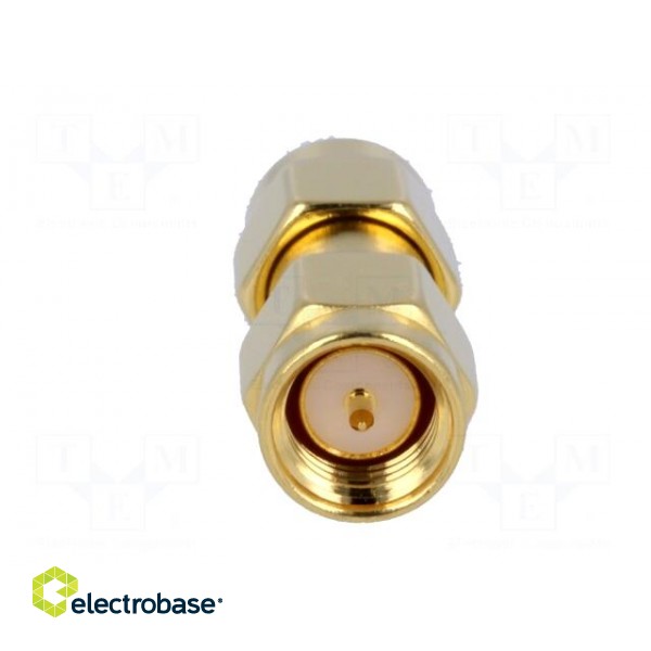 Coupler | SMA male,both sides | straight | 50Ω | teflon | gold-plated paveikslėlis 9