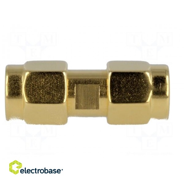 Coupler | SMA male,both sides | straight | 50Ω | teflon | gold-plated фото 3