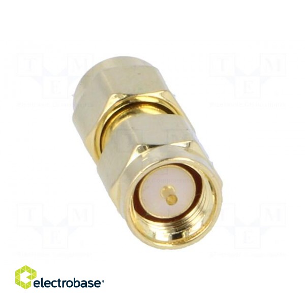 Coupler | SMA male,both sides | straight | gold-plated image 5