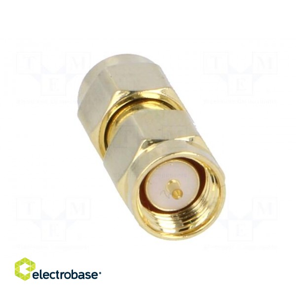 Coupler | SMA male,both sides | straight | gold-plated image 9