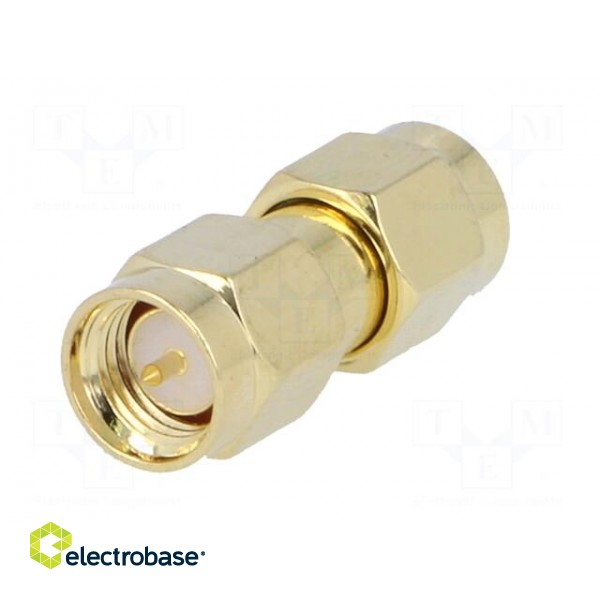 Coupler | SMA male,both sides | straight | gold-plated image 6