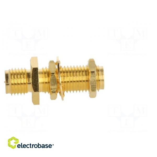 Coupler | SMA male,SMA female | reverse | straight | 50Ω | teflon image 8