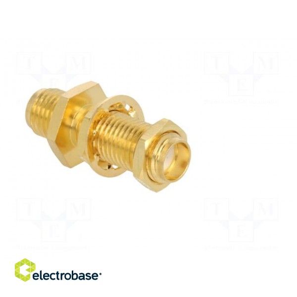 Coupler | SMA male,SMA female | reverse | straight | 50Ω | teflon image 9