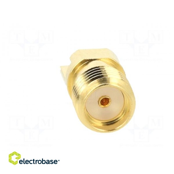 Plug | SMA | female | card edge | straight | 50Ω | SMT | for cable | PTFE paveikslėlis 10