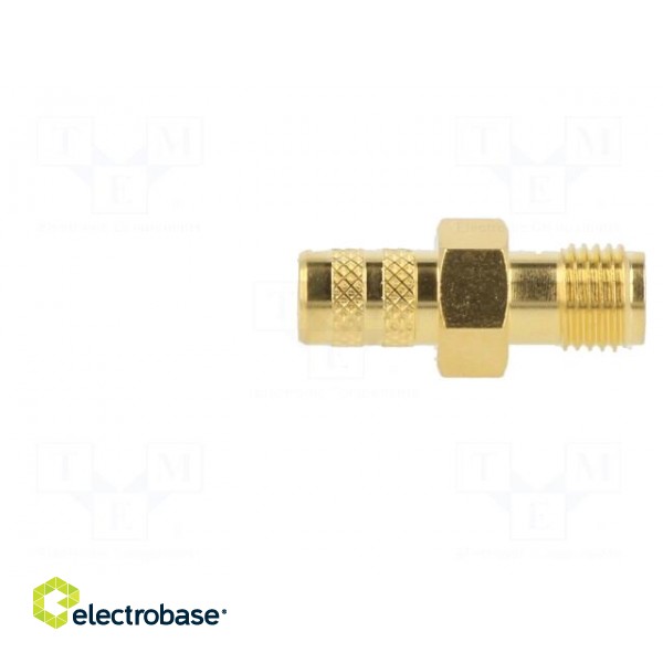 Plug | SMA | female | straight | 50Ω | soldering,crimped | for cable paveikslėlis 4