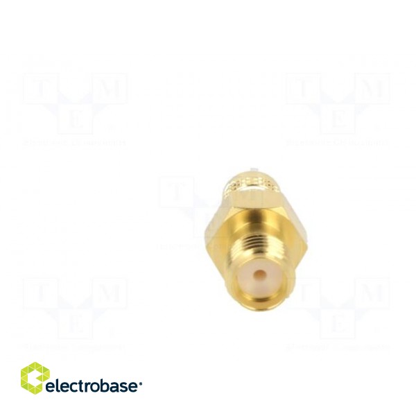 Plug | SMA | female | straight | 50Ω | soldering,crimped | for cable image 6