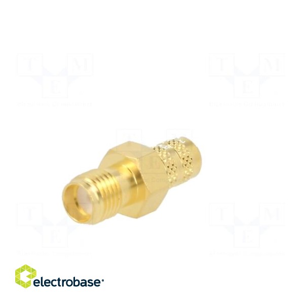 Plug | SMA | female | straight | 50Ω | soldering,crimped | for cable paveikslėlis 7
