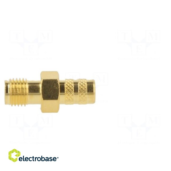 Plug | SMA | female | straight | 50Ω | soldering,crimped | for cable paveikslėlis 8