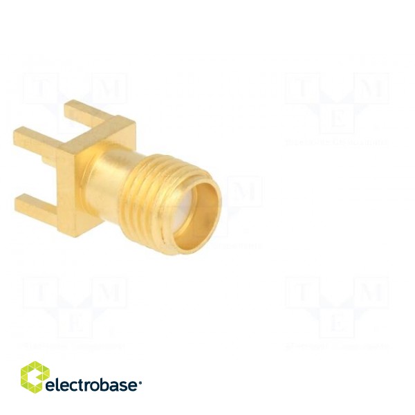 Plug | SMA | female | straight | 50Ω | THT | for cable | PTFE | gold-plated фото 9