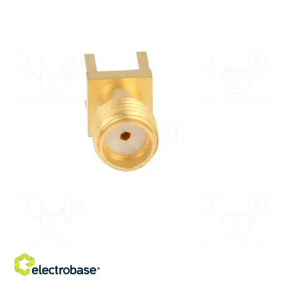 Plug | SMA | female | straight | 50Ω | THT | for cable | PTFE | gold-plated image 10